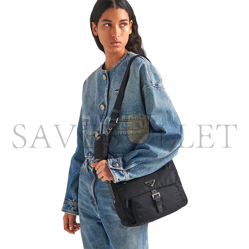 Pra*a re-nylon shoulder bag 1bd994 (25*22*10cm)